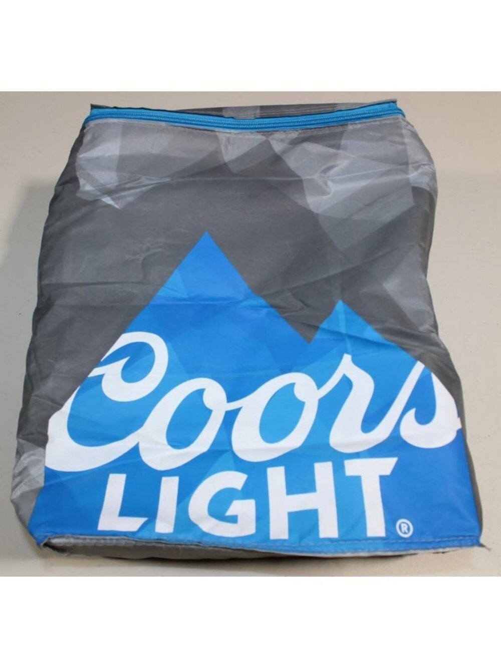 Coors Light Insulated Backpack Cooler Bag - 24 Can Capacity - Grey / Blue